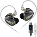 KZ Vader Pro USB C Headphones, in-Ear Monitors Triple Dynamic Driver IEM by KZ