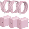 iPhone Fast Charger 3+3Pack 20W USB C Wall Charger by STAMISH