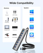 ORICO Aluminum 7-Port USB Hub - Image 8