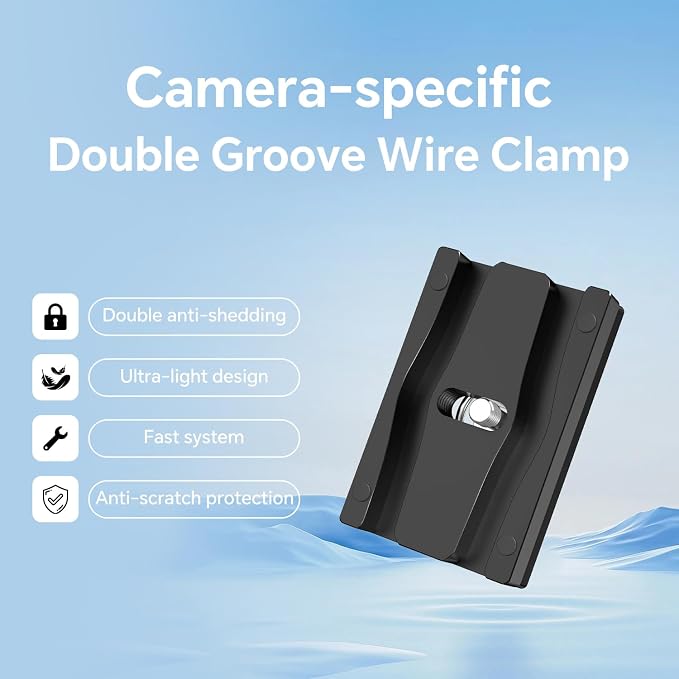 Camera Cable Lock Clamp, DSLR Camera Digital USB Cable Lock Clip Clamp HDMI - Image 2