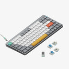 nuphy Air75 V2 Portable 75% Mechanical Keyboard, Wireless Keyboard, Supports by NuPhy