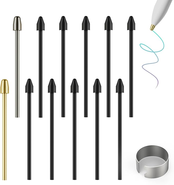 for Remarkable 2 Pen Tips, AHBTEYM Metal Tips, Replacement Nibs Refill by AHBTEYM