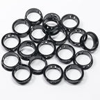 1-1/8" Black Snap-in Knockout Insulating Bushing Grommets, Plastic Cable Hole by EASYEAH