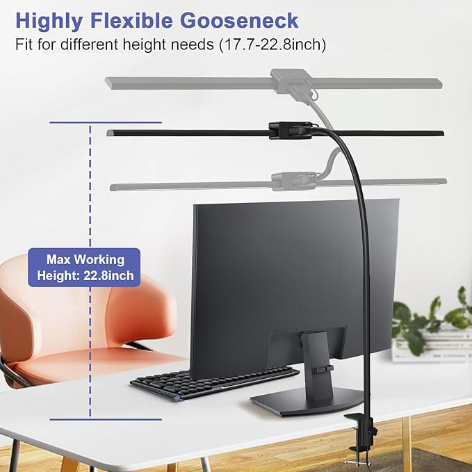EppieBasic Desk Lamp, 24W Led Desk Lamps - Image 6