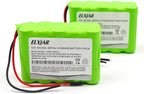 12V NiMH Battery Pack AA2000mAh, 10-Cell Rechargeable Replacement by YUTSUJO