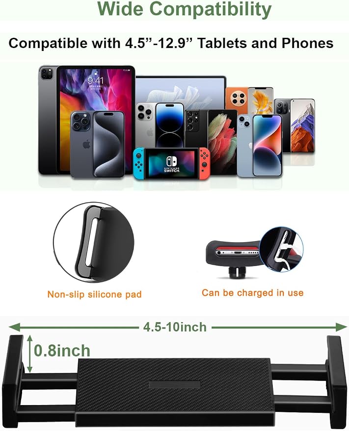 Tablet Floor Stand, Overhead Bed Phone Stand - Image 6