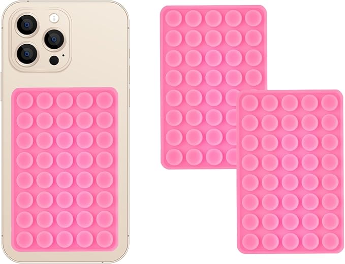 2 Pack Silicone Double-Sided Suction Grip – 40 Cups per Side, Strong Hold by SHENGXIN