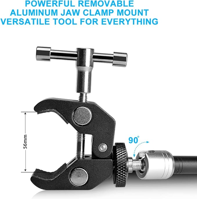 11" Adjustable Magic Arm DSLR Mirrorless Action Camera Camcorder Smartphone LCD - Image 7