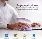 Bluetooth Mouse Rechargeable Wireless Mouse, 4800 DPI Optical Tracking - Image 5