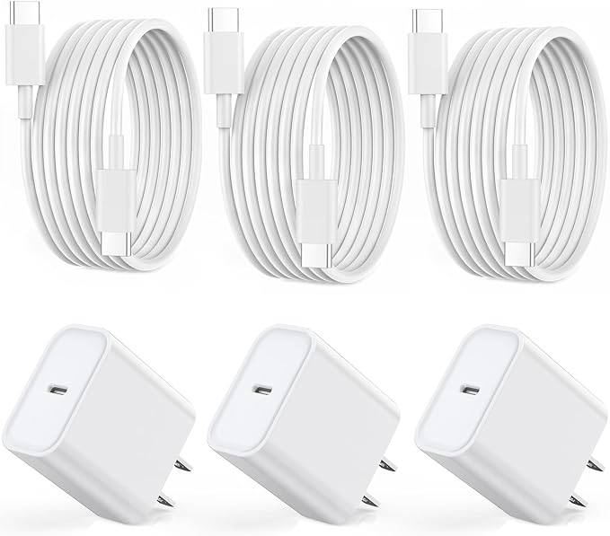 Fast Charger for iPhone 16 15, iPad Pro 12.9/11inch by Kruidvat