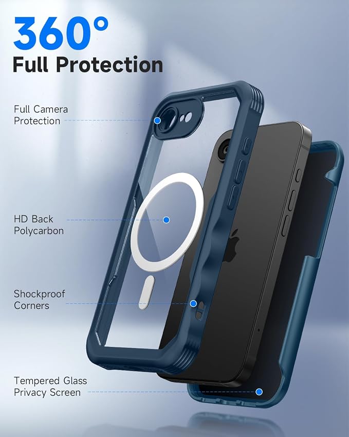 seacosmo for iPhone 16e Case, Full Body Bumper - Image 4