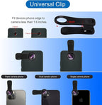 Phone Camera Lens, 198 Fisheye Lens + 120 Super Wide-Angle Lens + 20x Macro - Image 7