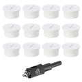 3/4" White Desk Grommet, JTemgle Flexible Cable Grommet by JTemgle
