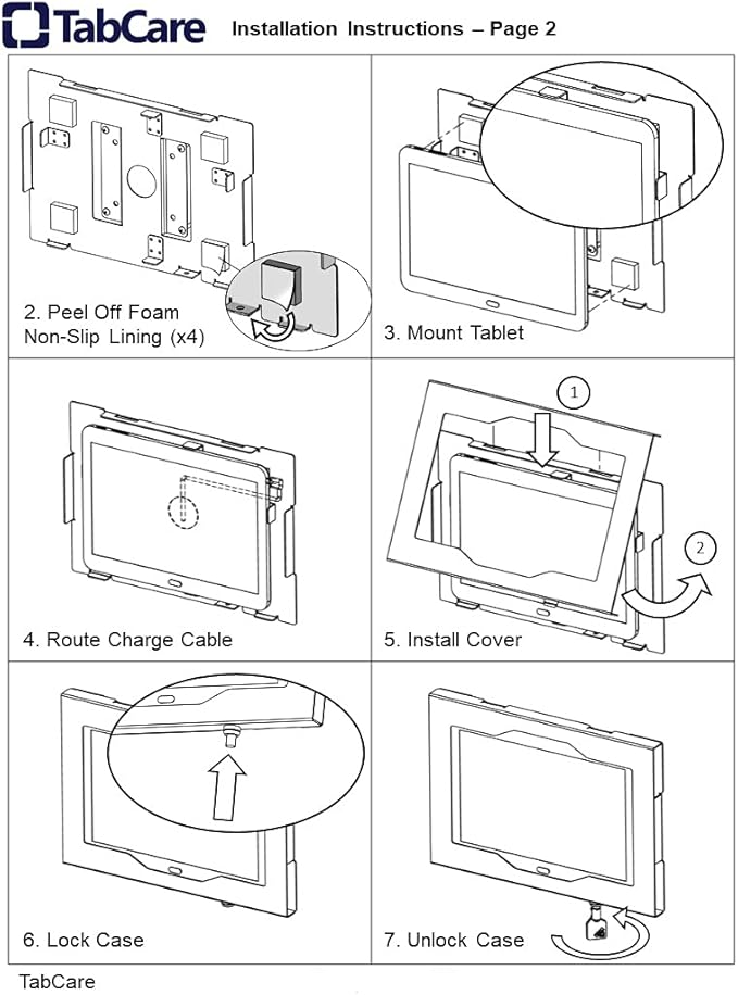TABcare Locking Anti-Theft Metal Case - Image 7