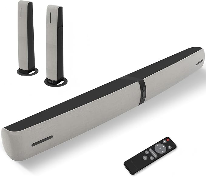 Sound Bar for Smart TV, 90W Soundbar by Assistrust