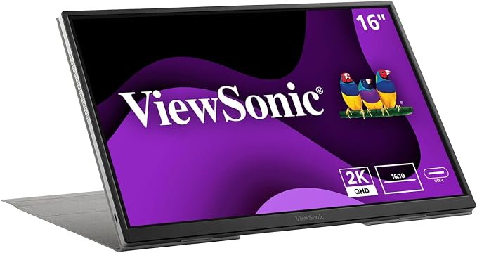ViewSonic VG1656-2K 16 Inch WQXGA 1600p IPS Portable Monitor by ViewSonicCorporation