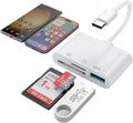 USB-C SD TF Memory Card Reader, 3-in-1 Type-C to SD/TF/USB OTG Camera Adapter by esbeecables