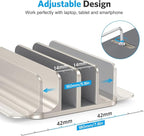 OMOTON Vertical Laptop Stand, Desktop Aluminum Mac Book Stand - Image 4