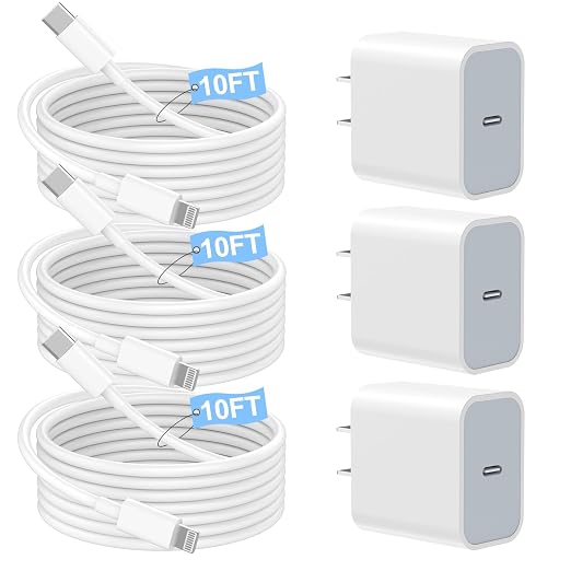 Fast Charger iPhone, iPhone Charger Fast Charging3Pack Apple Charger USB C Wall by WILLTOP