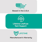 LiteFuze 500 Watt Step Up/Step Down Travel Voltage Converter, 220/110v to - Image 9