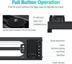 Accsoon Toprig 24inch/60cm Motorized Camera Slider, Button/APP Dual Control - Image 9
