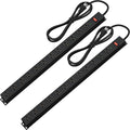 12 Outlet Long Power Strip Surge Protector by CFMASTER