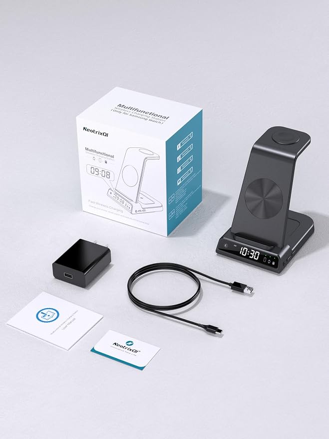 Wireless Charger for Samsung Charging Station, 3 in 1 Android Phone Charger for - Image 9
