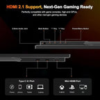 UPERFECT 2.5K 240Hz QLED Portable Monitor, Adaptive Sync HDMI 2.1 External - Image 8