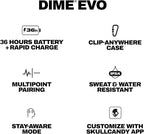 Skullcandy Dime Evo Wireless Earbuds, Noise Isolating Fit, Microphone - Image 10