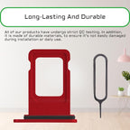 for iPhone XR Red SIM Card Slot Replacement Single SIM Version Card Tray Holder - Image 3