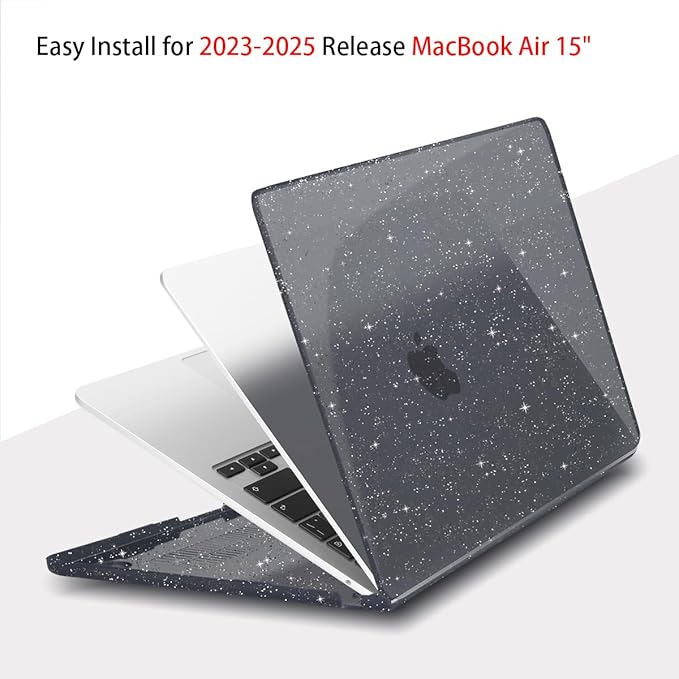 Teryeefi Sparkly Case for M4/M3/M2 MacBook Air 15 inch Case 2025 2024 2023 - Image 5
