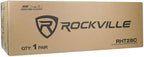Rockville 28" 2-Tone Bookshelf Speaker Stands Surround Sound Home Theater - Image 9