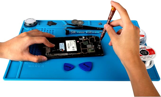 Kaisi S-130 Insulation Silicone Soldering Mat Repair Mat, Heat Resistant - Image 6