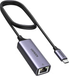 UGREEN USB C to Ethernet Adapter, 1.6FT Gigabit RJ45 to USB 3.0 Type-C Ethernet by UGREEN