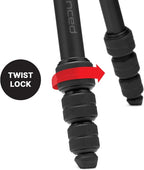 Manfrotto Befree Advanced AS, Camera Tripod, Twist Lock, Compatible - Image 6