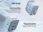 EPICKA European Travel Plug Adapter, Universal Travel Adapter - Image 3