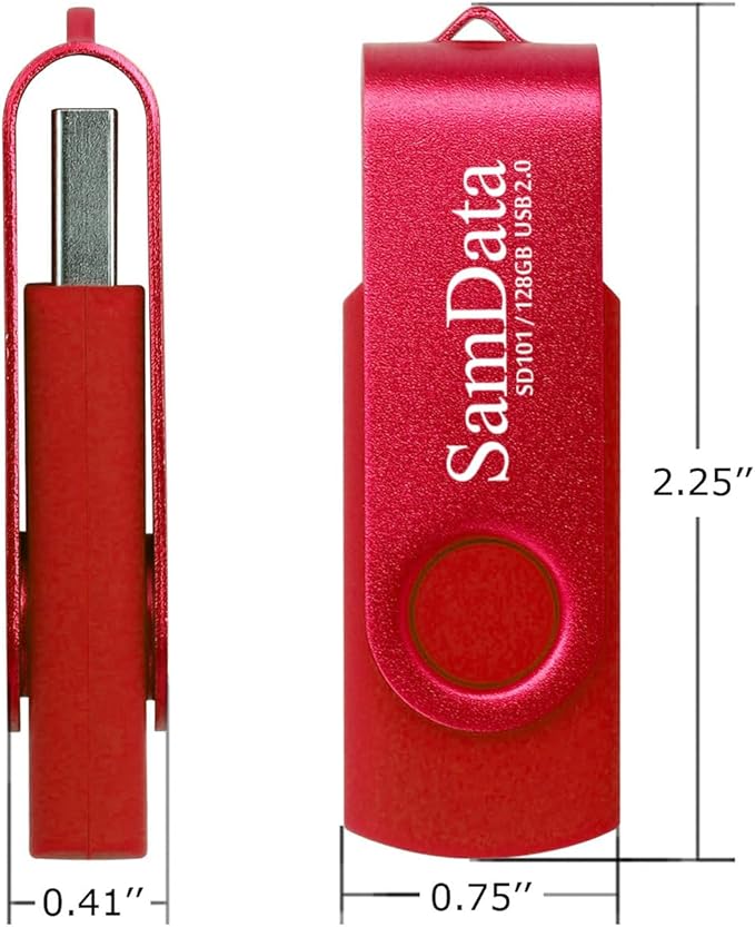 SamData 128GB USB Flash Drives 1 Pack 128GB Thumb Drives Memory Stick Jump Drive - Image 4