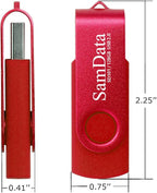 SamData 128GB USB Flash Drives 1 Pack 128GB Thumb Drives Memory Stick Jump Drive - Image 4