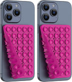 2PACK Silicone Double Sided Suction Phone Case Mount, Detachable Hands Free & by CMZZ