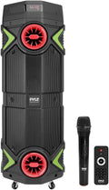 Pyle Portable Bluetooth PA Speaker - 400W Dual 8” Rechargeable Indoor/Outdoor by PyleUSA