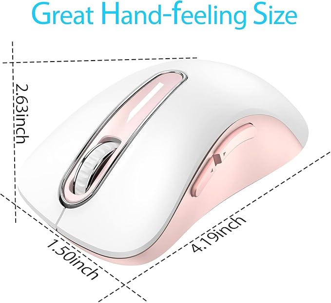 memzuoix 2.4G Wireless Mouse, 1400 DPI Computer Mice - Image 8