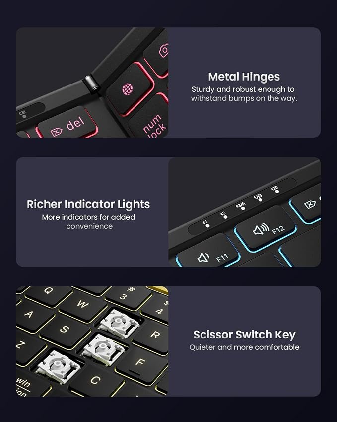 Samsers Foldable Bluetooth Keyboard - Image 7