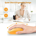 TECKNET Wireless Mouse, 2.4G Quiet Computer Mouse - Image 3