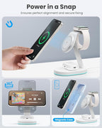3 in 1 Wireless Charger Charging Station - Image 4