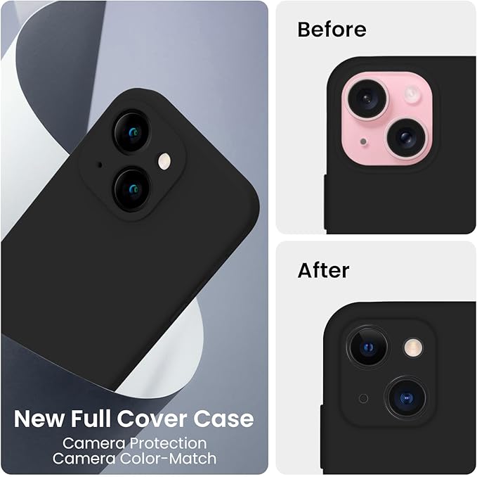 FireNova Designed for iPhone 15 Plus Case, Silicone Case with, Soft - Image 3