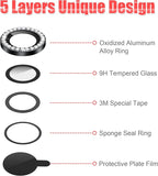AGVEE 3+3 for iPhone 14 6.1" / 14 Plus 6.7" Camera Lens Protector, Bling - Image 7