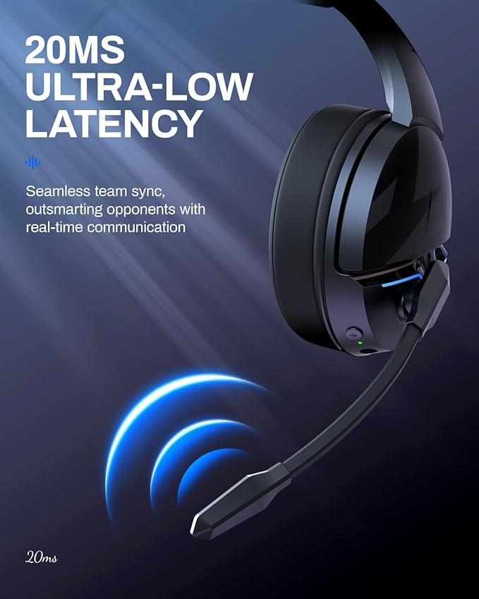 Acer 2.4GHz Flex Wireless Gaming Headset | Non-Stop 100H Battery | Dynamic 50mm - Image 5