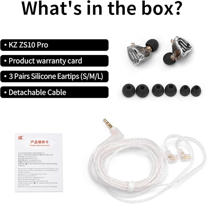 Gaming Earbuds Headphone, KZ ZS10 Pro Gaming - Image 7