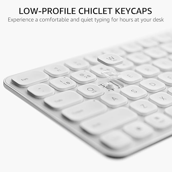 Rapoo 9010M Multi-Device Keyboard and Mouse Combo, 2.4GHz/Bluetooth 5.0/4.0 - Image 4