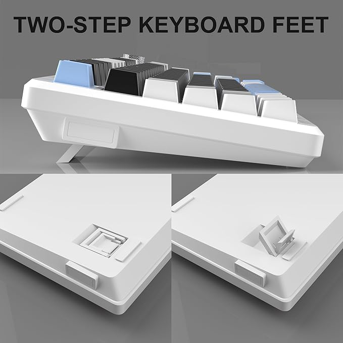 MageGee 75% Mechanical Gaming Keyboard, Compact Blue Backlit Wired Gaming - Image 5
